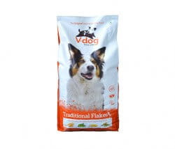 V-Dog Flocken veganes Hundefutter 15 kg (Traditional Flakes)