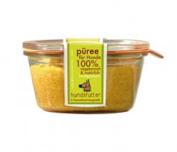 Hundsfutter Püree mit Möhre & Brokkoli handgemacht vegetarisch Hundsfutter Püree mit Möhre & Brokkoli handgemacht vegetarisch