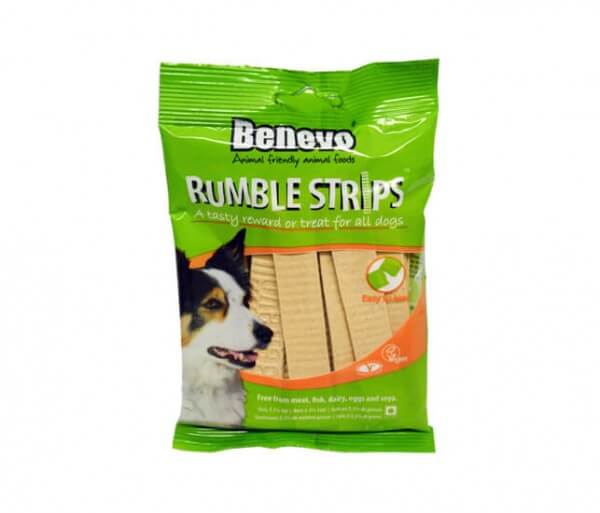 Benevo Rumble Strips vegane Kaustreifen für Hunde / Hundesnack