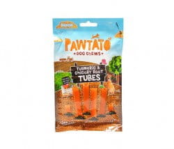 Benevo Pawtato Tubes Turmeric & Chicory Root veganer Kauknochen online bestellen