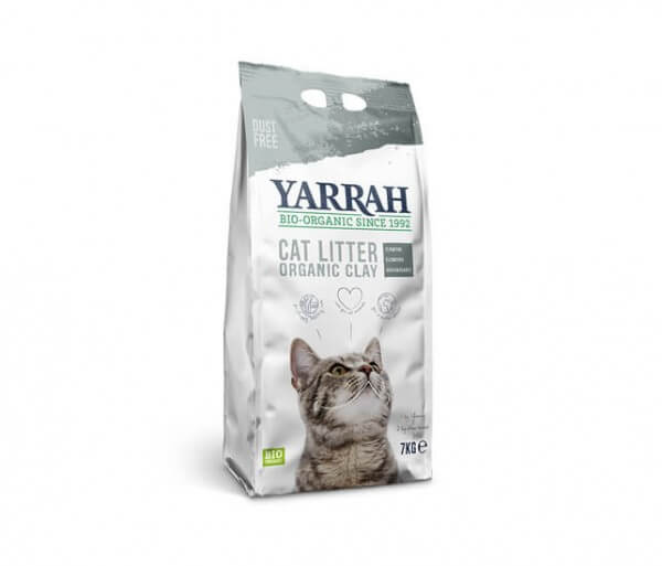 Yarrah Katzen-Klumpstreu 7 kg aus 100 % Bio-Lehm kaufen, biologisch abbaubar, kompostierbar